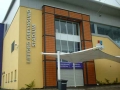 stainless steel halo illuminated lettering Lifford dog track branding