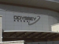 Odyssey Arena stainless steel halo illuminated lettering