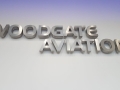 3D LED reverse lit Brushed stainless steel Woodgate Aviation