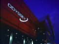 Odyssey 'Black-White' illuminated lettering. It appears black during the day & illuminates white at night