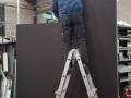 Building & preparation of LED screen
