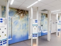 Lamina panels in Belfast City Hospital intensive care unit
