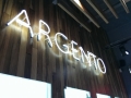 Argento neon branding