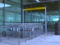 George Best Belfast City Airport 'Trolley Park' free-standing Gantry sign