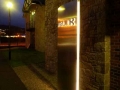 Helix single-sided Totem free-standing illuminated branding